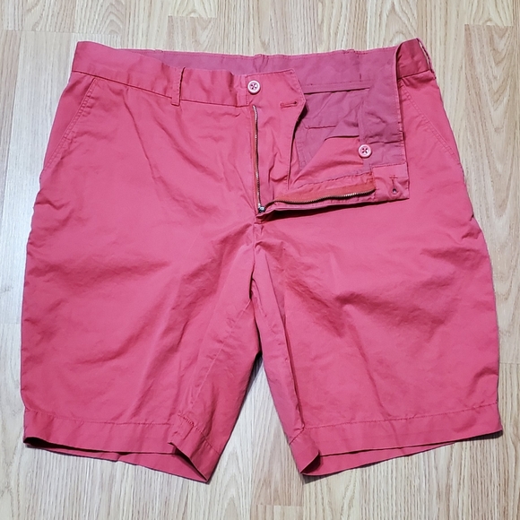 Polo Ralph Lauren golf mens size 36 flat front 9 in inseam chino shorts red - Picture 5 of 13